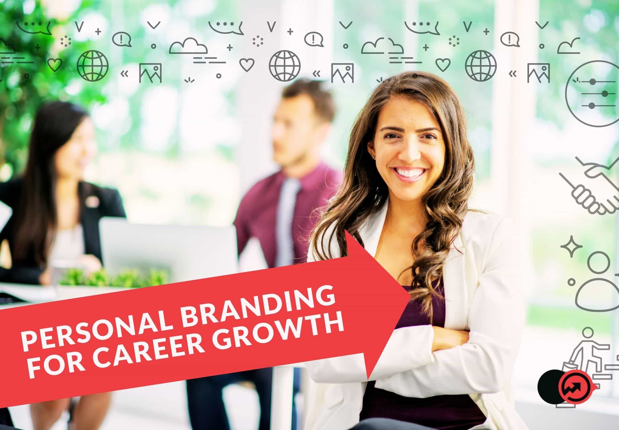 Personal Branding for career growth promotional Image.
